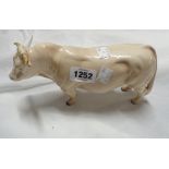 A Beswick Charolais bull model No. 2463A