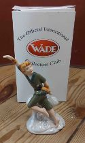 A boxed Wade Collectors' Club figurine of 'Peter Pan'
