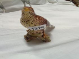 A Beswick pottery song thrush figurine - Model No.2308