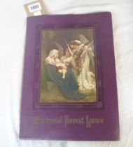 Pictorial Forest Lawn: with illustrated purple front cover 'Song of the Angels', Folio - copyrighted