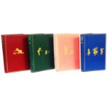 A.A. Milne: four 1920's hardback titles comprising Now We Are six. 1st edition, 8vo., red gilt