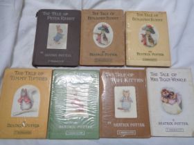 Beatrix Potter: seven early 20th Century titles from 'The Tale of...' series including The Tale of