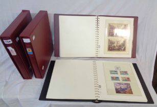 Four box sleeved ring bound albums containing mainly 1970's to 1990's stock mint and used