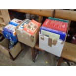 Three boxes containing assorted Miller's and Lyle's antique and collectables price guides and