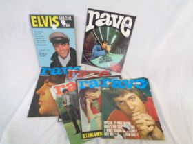 Elvis Special 1964 annual - sold with various vintage copies of Rave magazine