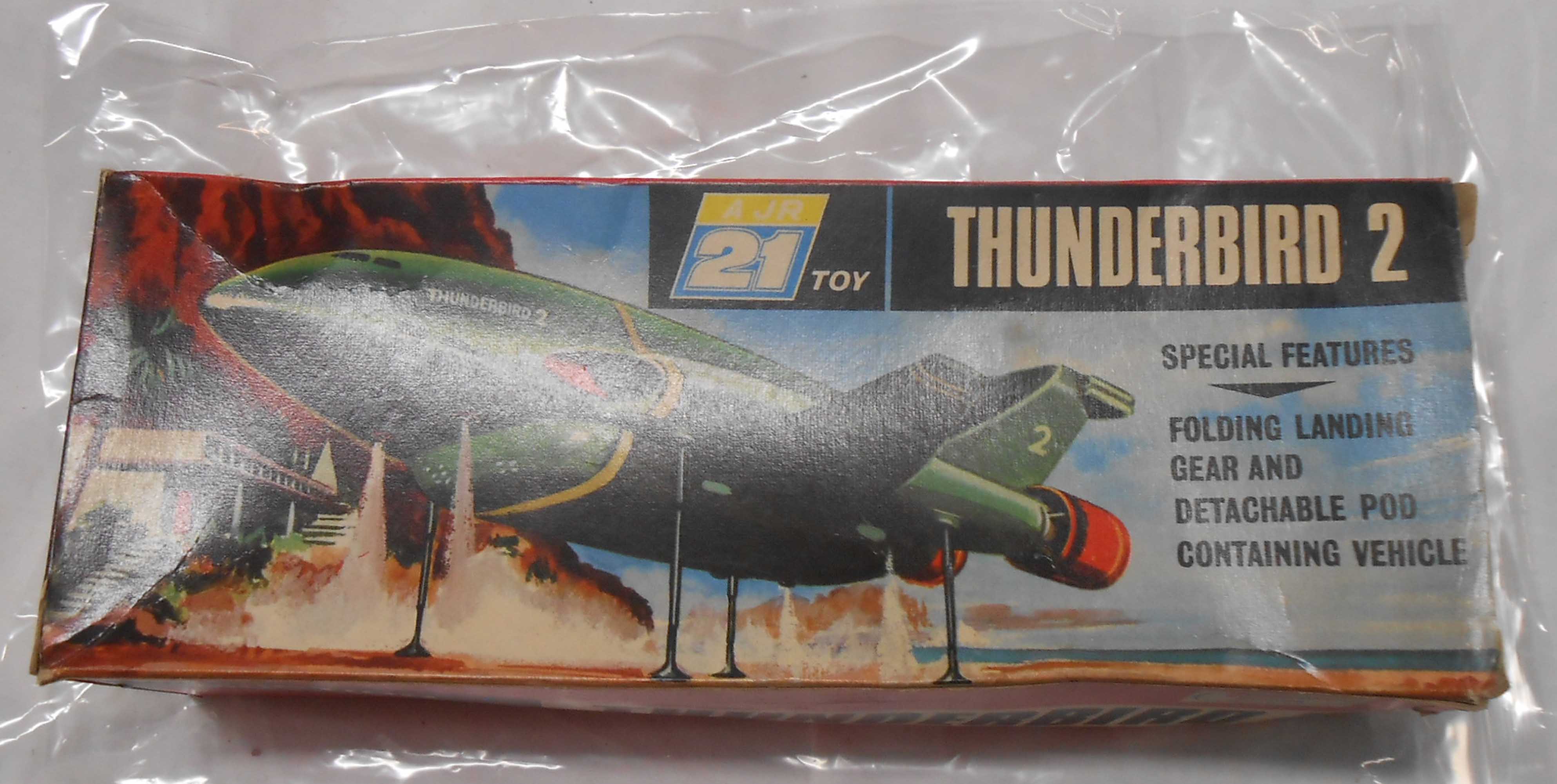 A vintage boxed JR 21 (J. Rosenthal (Toys) Limited) 'Thunderbird 2' with additional Jeep and - Image 4 of 4