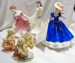 Three Royal Doulton figurines, comprising 1992 figure of the year 'Mary' HN 3375, 'My Best Friend'
