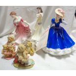 Three Royal Doulton figurines, comprising 1992 figure of the year 'Mary' HN 3375, 'My Best Friend'