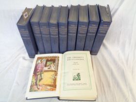 The Children's Encyclopedia: by Arthur Mee, 10vols., blue cloth, 4to., Pub. The Educational Book