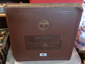 Two boxed sets of gramophone records