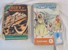 British Railways Holiday Guide, Scotland 1957 - sold with a GWR publication 1936 'Locos of the Royal