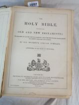 The Holy Bible: printed by George E. Eyre and William Spottiswoode 1872 - some family inscriptions