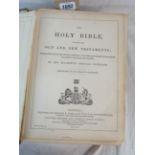 The Holy Bible: printed by George E. Eyre and William Spottiswoode 1872 - some family inscriptions