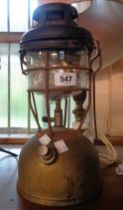 A vintage Tilley lamp