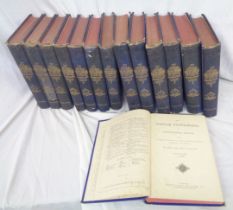 The Popular Encyclopedia (or Conversations Lexicon): 14vols., blue cloth, 4to., Pub. Blackie & Son