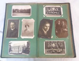 An album containing a collection of early 20th Century and other postcards including 1st World War