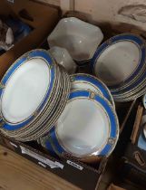 A box containing a large quantity of Myott pottery dinner ware