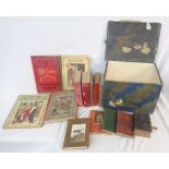 A vintage Rowntree's Easter Egg box containing a small collection of children's religious and