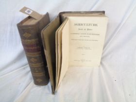 Agriculture: by Samuel Copland, 2vols., half bound, 4to., Pub. Virtue and Company 1866 and 1867 -