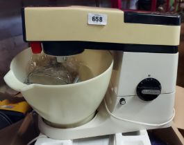 A boxed Kenwood Chef mixer - a/f