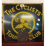 A 1930's 'The Cyclists Touring Club' enamel sign - a/f