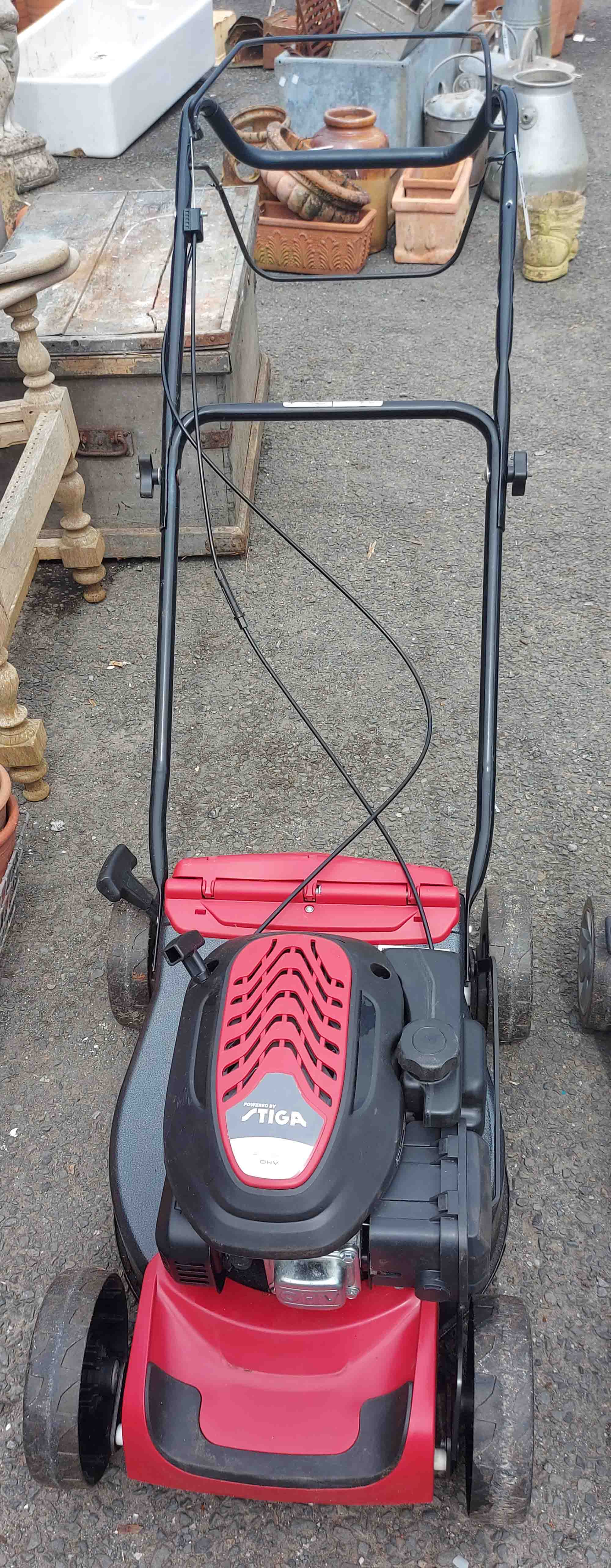 A Mountfield ST 120 mower