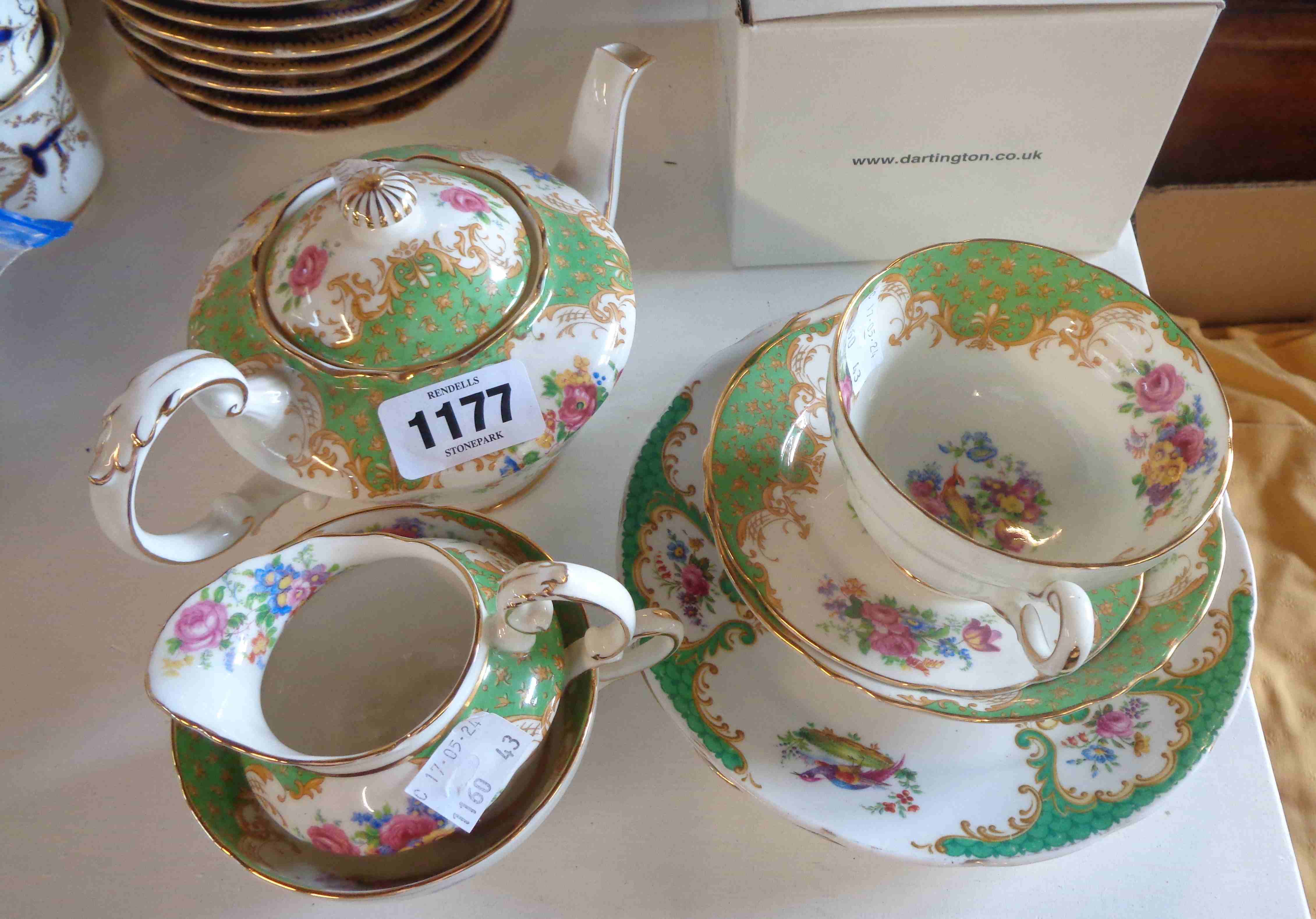 A small quantity of Paragon bone china tableware including teapot, cup and saucer, etc. - sold
