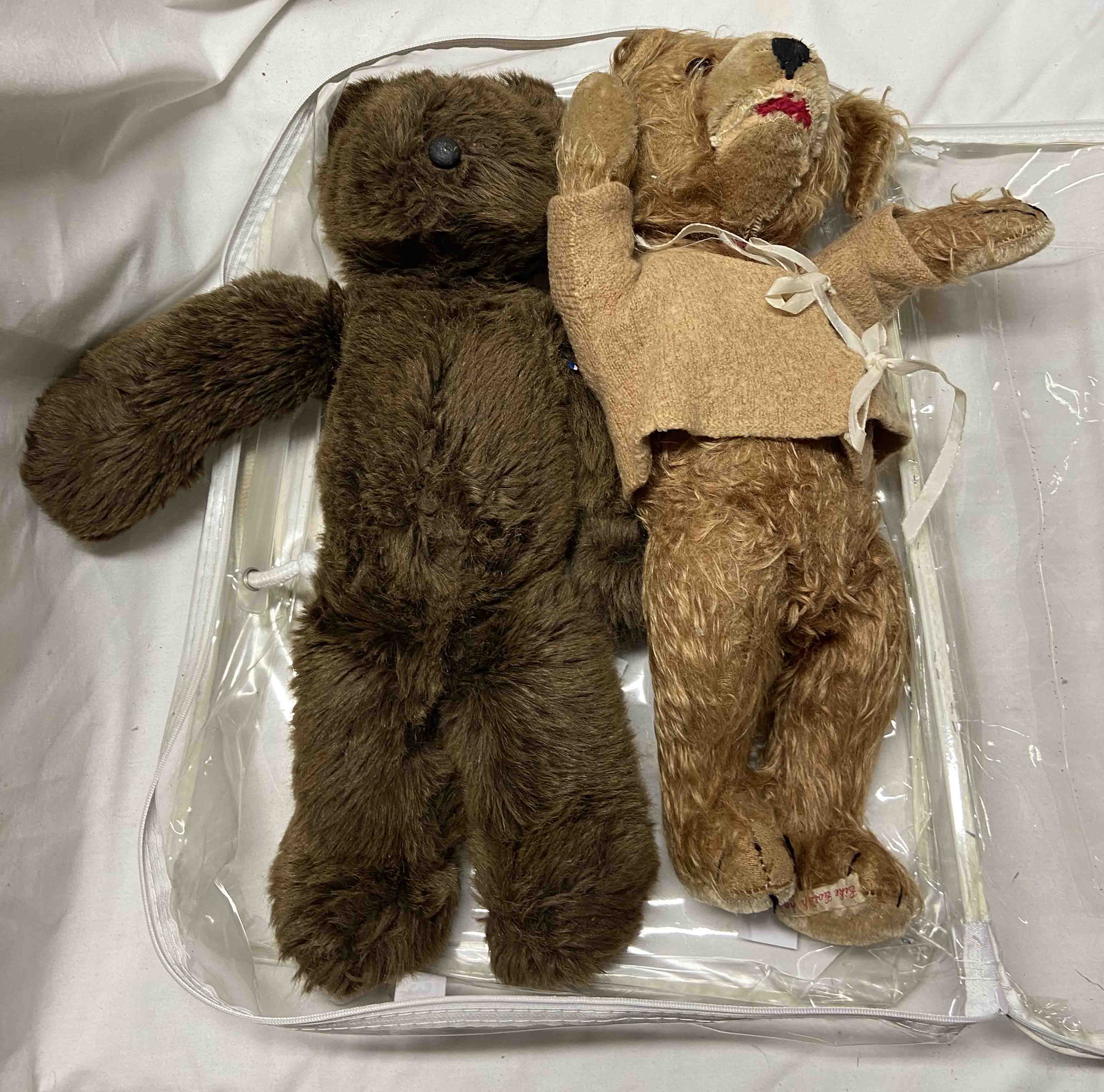 Two vintage German Teddy bears