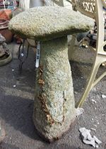 An old granite saddle stone