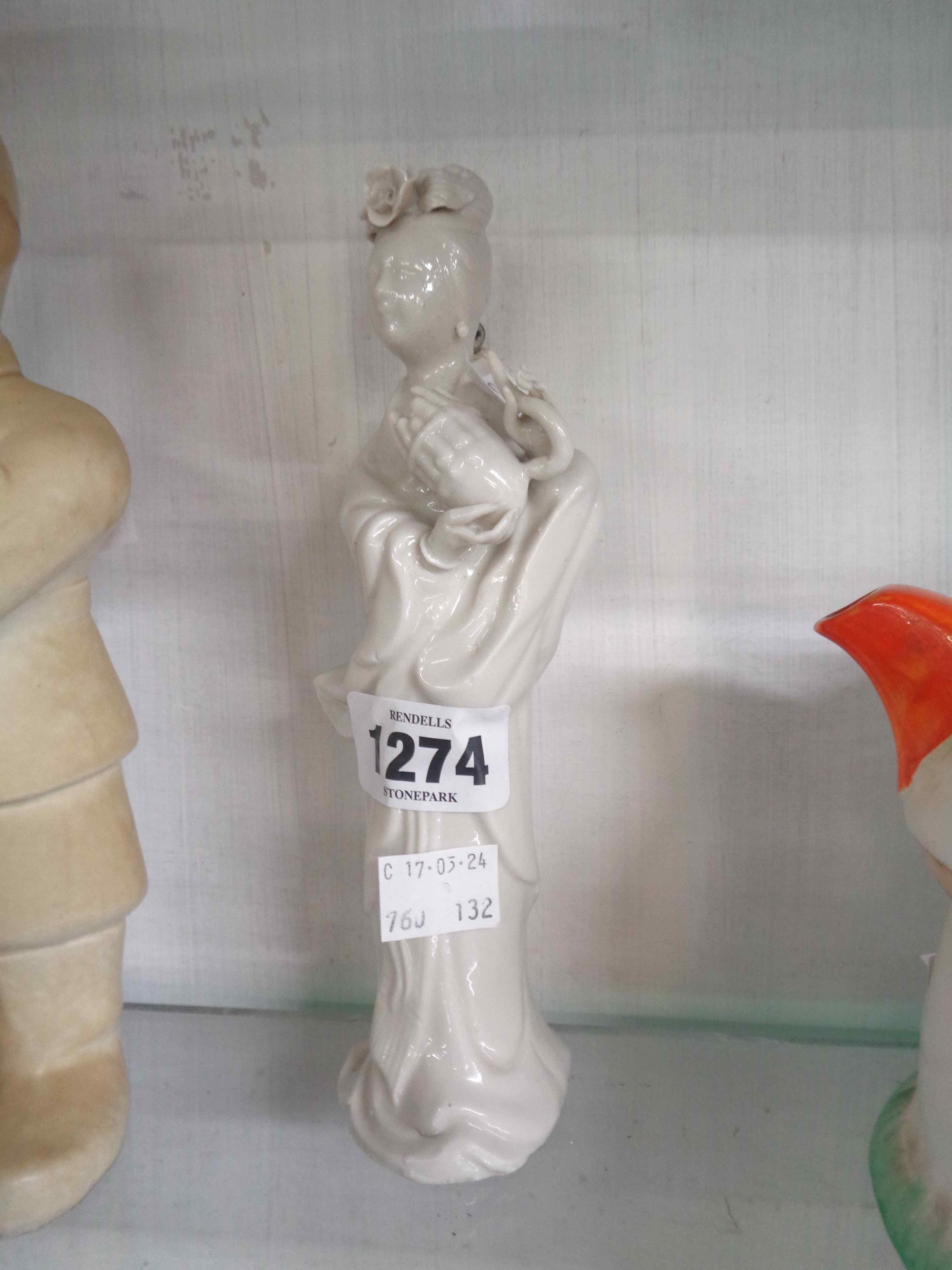 A Blanc De chine figurine