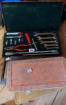 A cased Jaguar tool set - sold with three cased socket sets