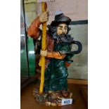 A large resin wizard figurine by Shudehill Giftware