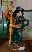 A large resin wizard figurine by Shudehill Giftware