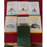 A set of seven Alfred Wainwright Pictorial Lakeland Fells guides