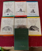 A set of seven Alfred Wainwright Pictorial Lakeland Fells guides