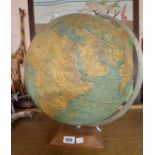 A vintage Philips Challenge globe on stand