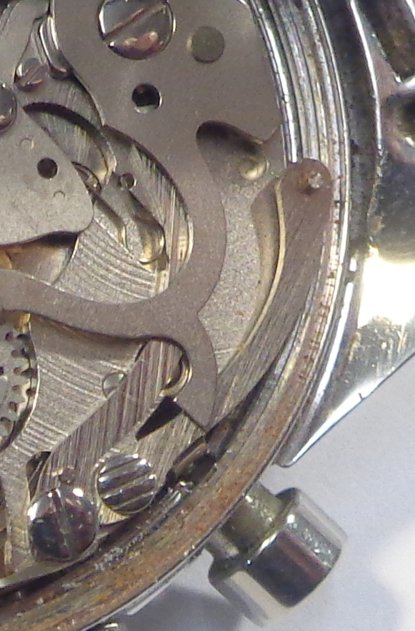 A late 1960's Heuer Carrera 'Reverse Panda' gentleman's steel cased chronograph wristwatch with - Image 4 of 4