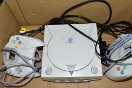 SEGA DREAMCAST CONSOLE, console is tested and though it can work, it only plays certain games (