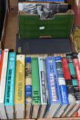 THREE BOXES OF FOOTBALL BOOKS containing approximately forty titles to include a limited edition