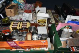 THREE BOXES OF BREWERIANA AND RELATED EPHEMERA, to include a collection of beer mats, tankards