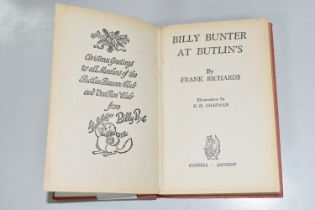 FRANK RICHARDS; Billy Bunter At Butlins, 1st edition 1961, published by Cassell (no dust jacket) (