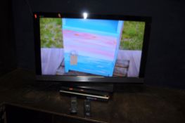 A SONY KDL-40EX503 40in TV with remote and a Sony RDR-HXD995 HDD/DVD player (doesn't read DVD)