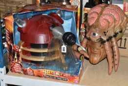 A QUANTITY OF BOXED MODERN DOCTOR WHO TOYS, to include Character Toys Supreme Dalek Voice Changer