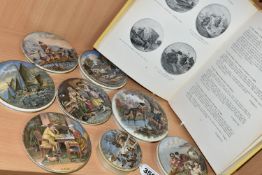 A COLLECTION OF PRATTWARE POT LIDS, comprising eight pot lids to include A Pair, A Letter from the