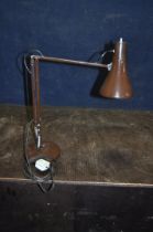 AN 'ANGLEPOISE LIGHTING Co' ARTICULATED LAMP (PAT pass and working)
