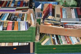 EIGHT BOXES OF CLASSIC OR CONTEMPORARY FICTION BOOKS containing over 305 titles in hardback and
