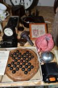A COLLECTION OF BAKELITE, comprising a boxed set of Solitaire including a full set of Bakelite