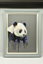 STEPHEN FORD (BRITISH CONTEMPORARY) 'HOLY FOREST', a contemporary portrait of a Giant Panda,