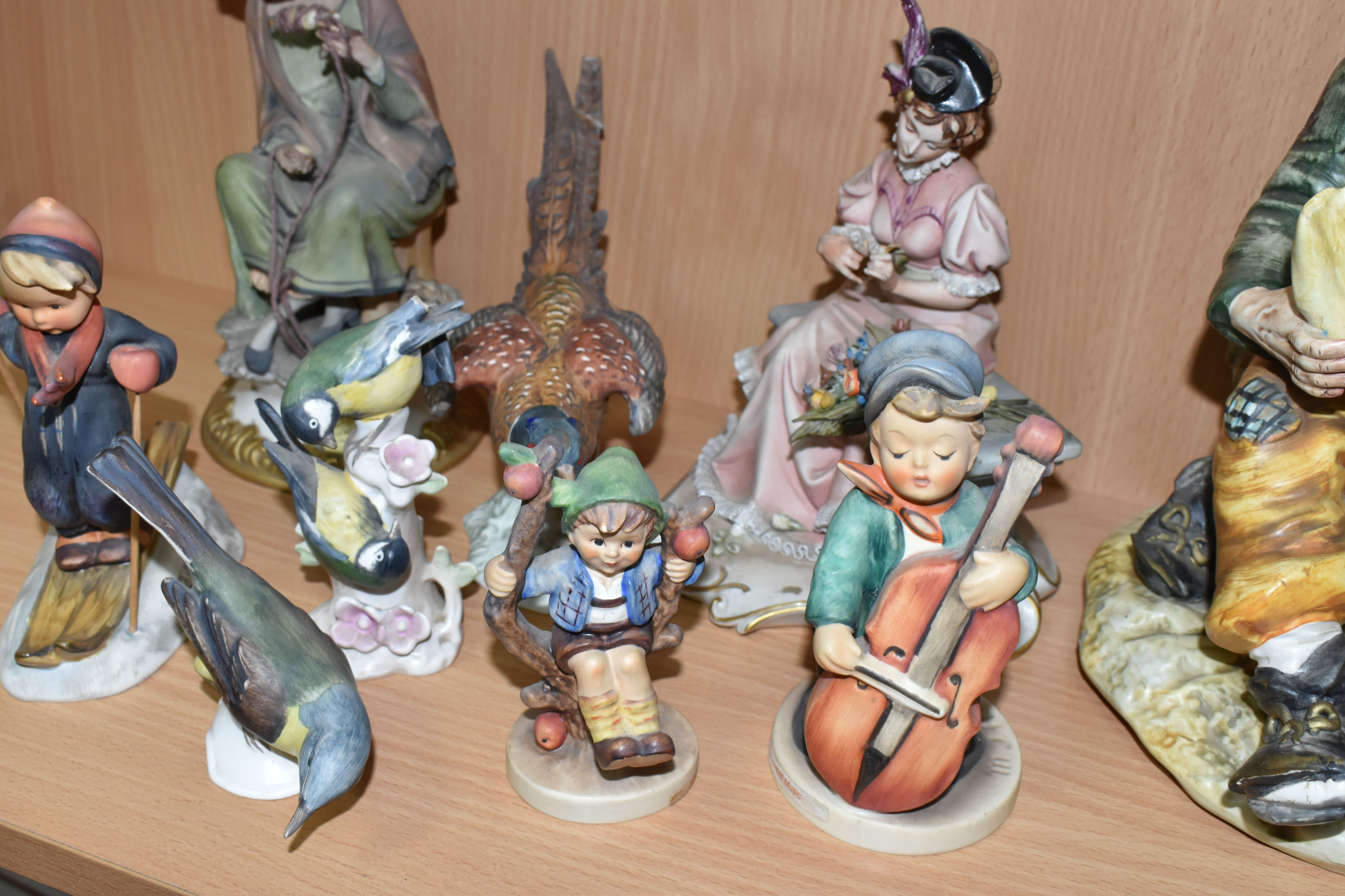 A GROUP OF FIGURES, comprising a Capodimonte figure group of Don Quixote, on horseback, and Sancho - Image 10 of 10