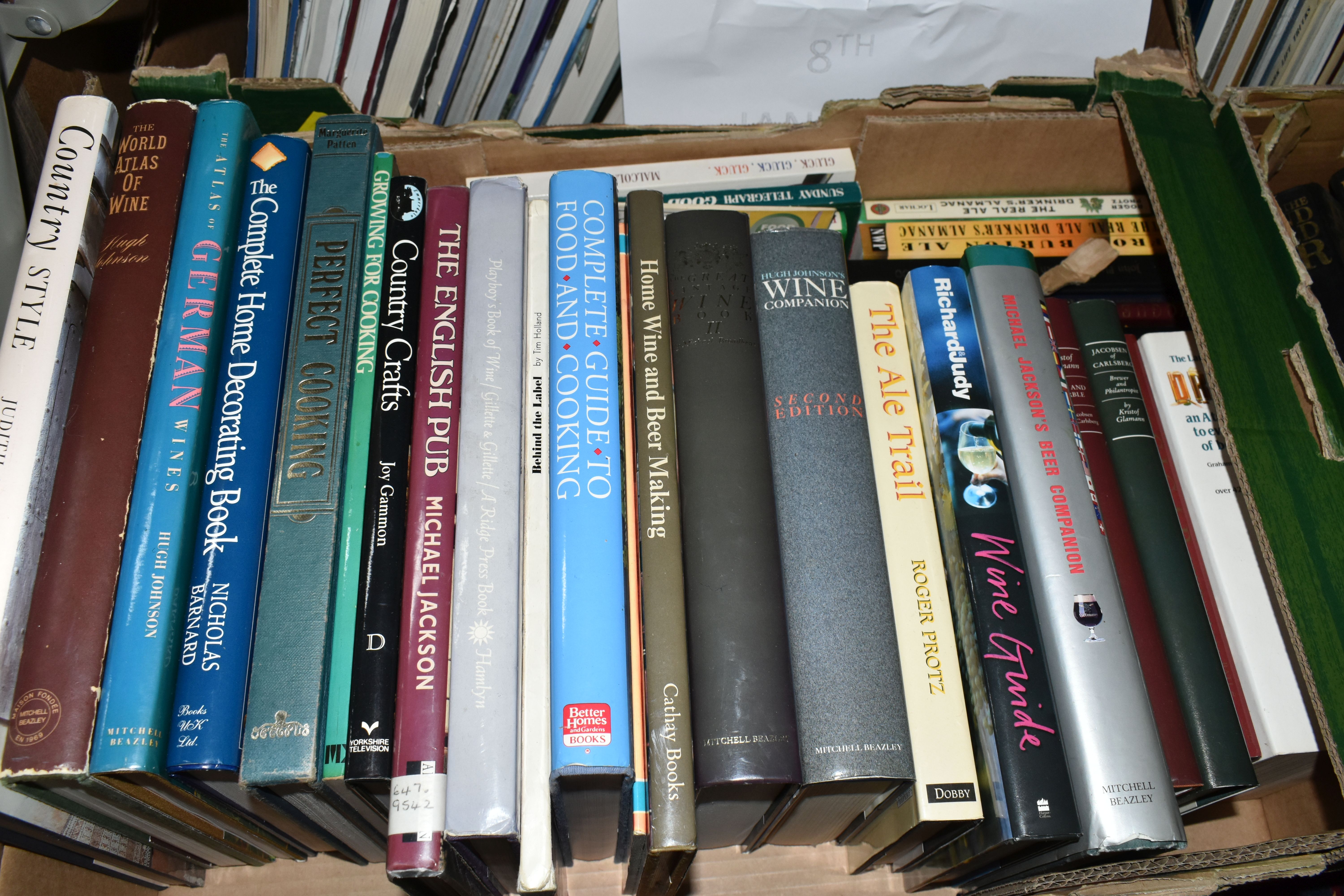 FIVE BOXES OF BOOKS & MAGAZINES containing approximately 110 miscellaneous book titles, mostly in - Image 3 of 6